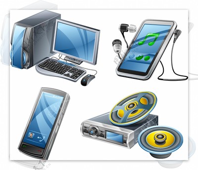 矢量素材在现代数码产品与电脑配件设计中的应用